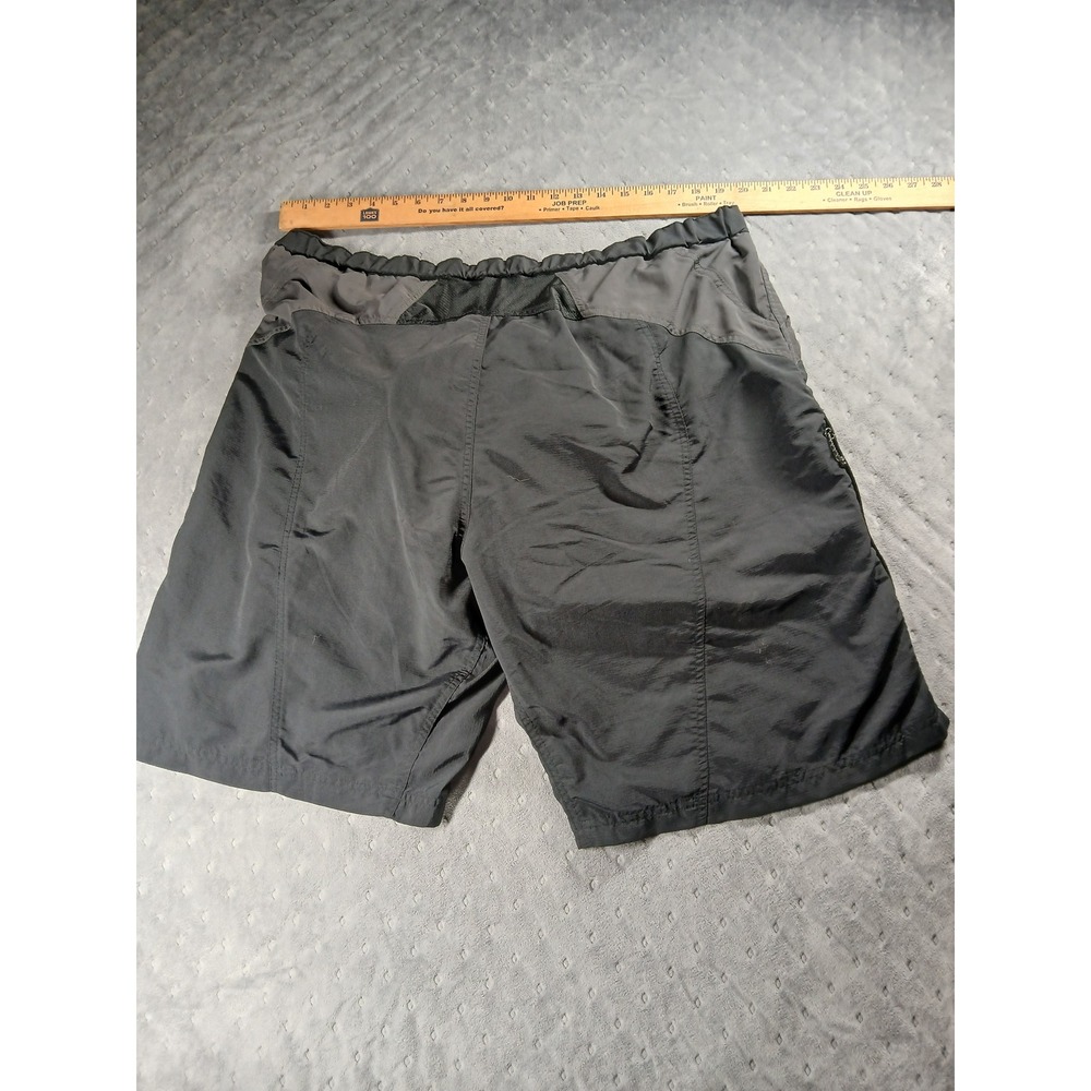 Novara Mens XXL Padded Mountain Bike Shorts Black Gray Cycling Cargo MTB Liner - Picture 7 of 7
